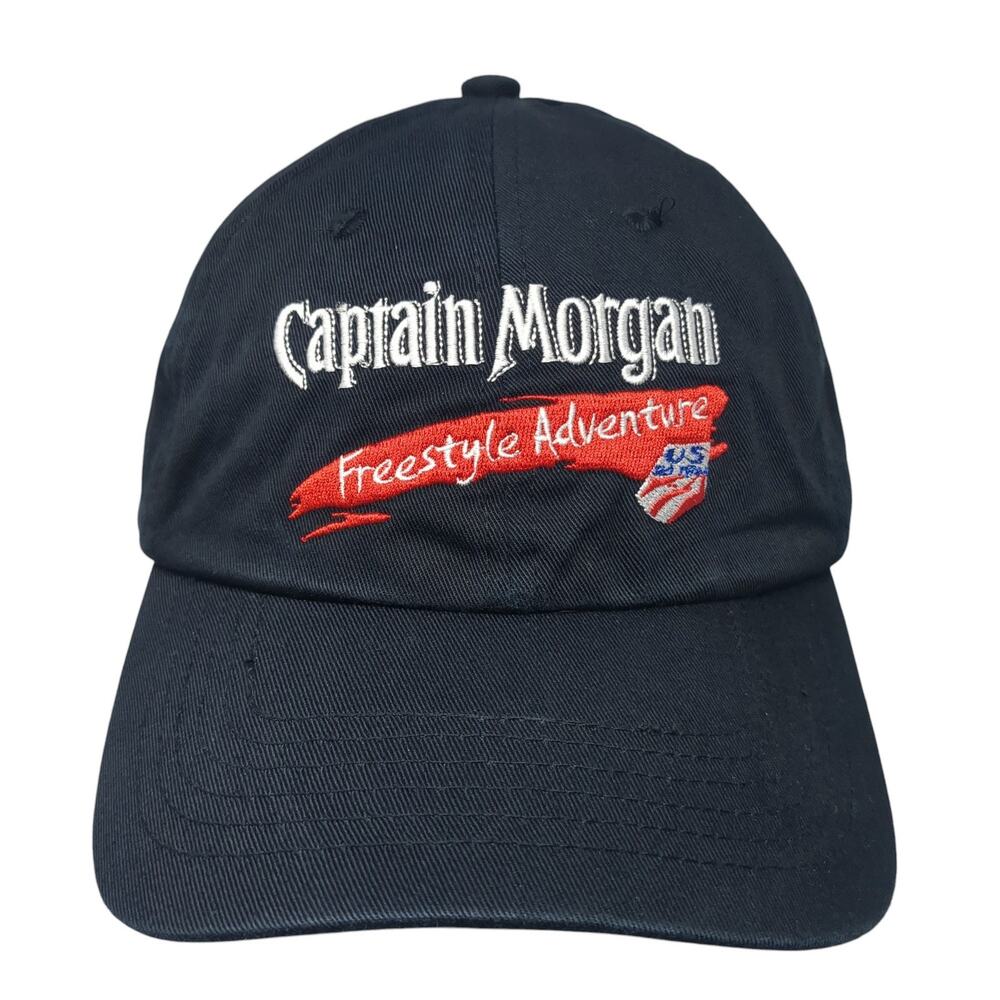 Captain Morgan Freestyle Adventure Baseball Cap Black One Size Embroidered RP